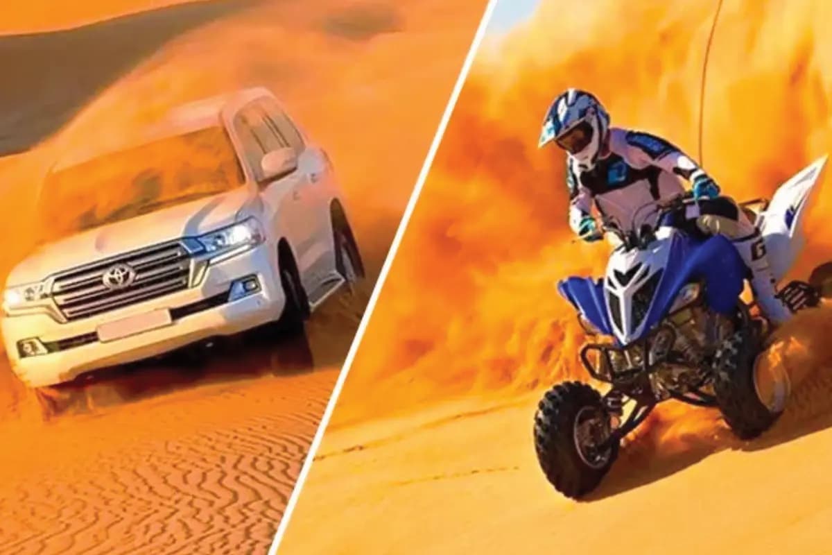 Evening Desert Safari Dubai with ATV Quad Bike Ride